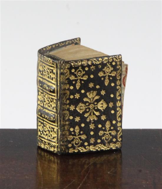 Miniature Printing: An early 18th century miniature Bible - Biblia or a Practical Summary of Ye Old and New Testaments,